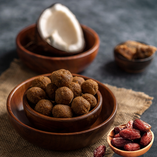 Coconut Laddu with Dates